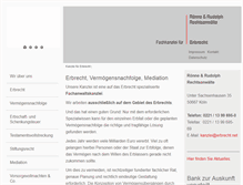 Tablet Screenshot of erbrecht.net